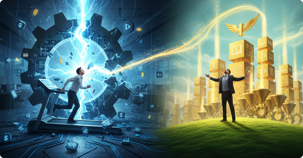 Transformando Renda Ativa em Liberdade Financeira​